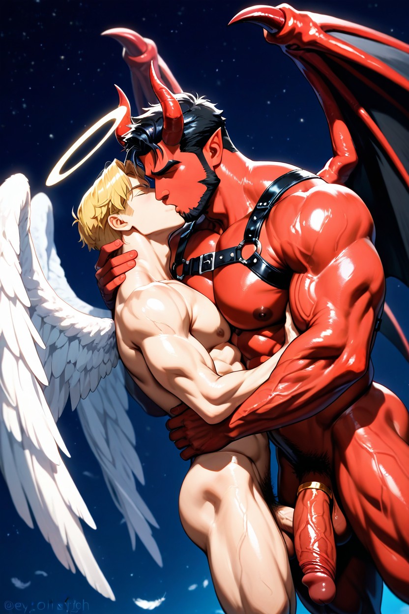 Floating In Mid Air, Grande, 18+ Porno gay IA