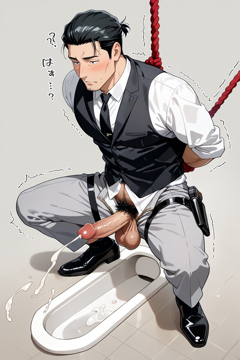 And Grey Office Pants, Slicked Back Fade Hairstyle, Petite Bite Porno IA Gay
