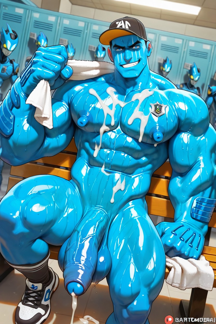 25+, Huge Feet, Blue Eyes AI Gay Porn