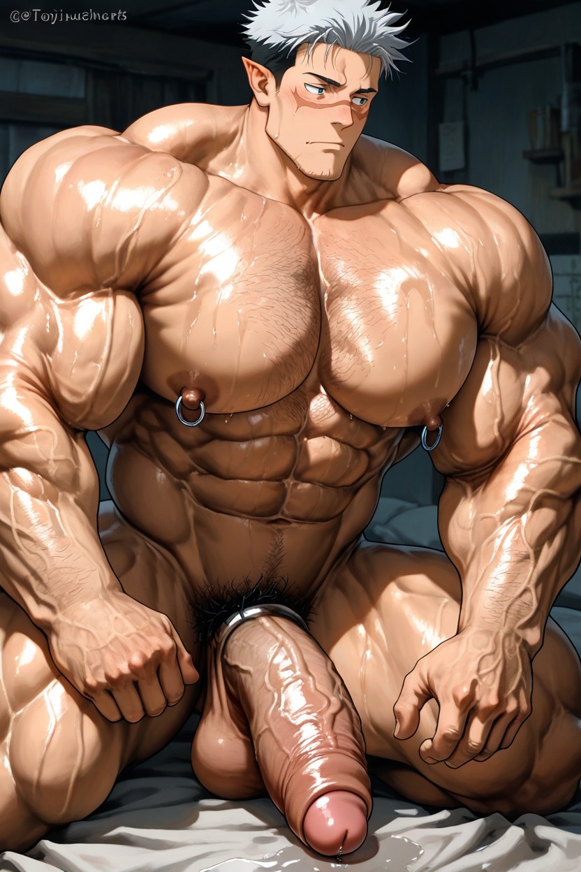 Muscular, Oiled Skin, Profile AI Gay Porn