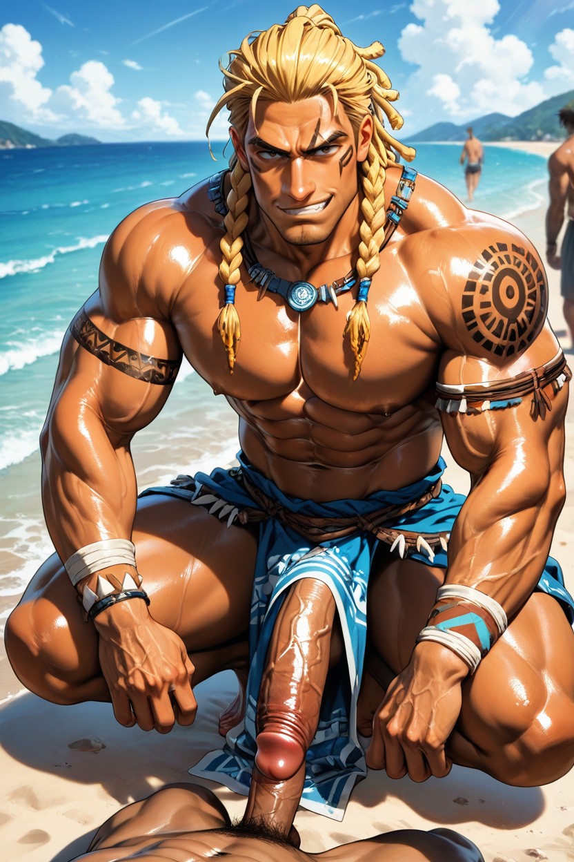 Blue Eyes, Blond Hair, 20+ AI Gay Porn