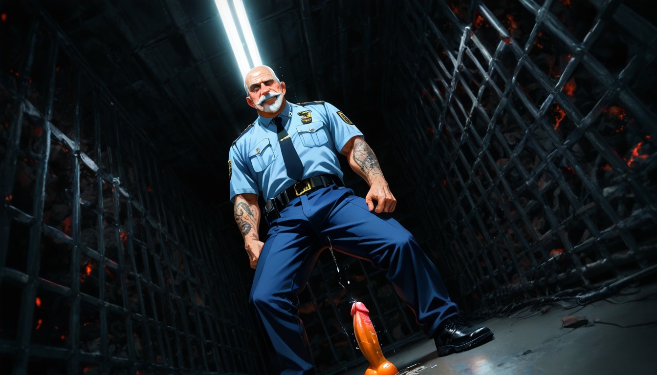Private Vip Room, Shaved Head, Heavy Low Hanging Balls AI Gay Porn