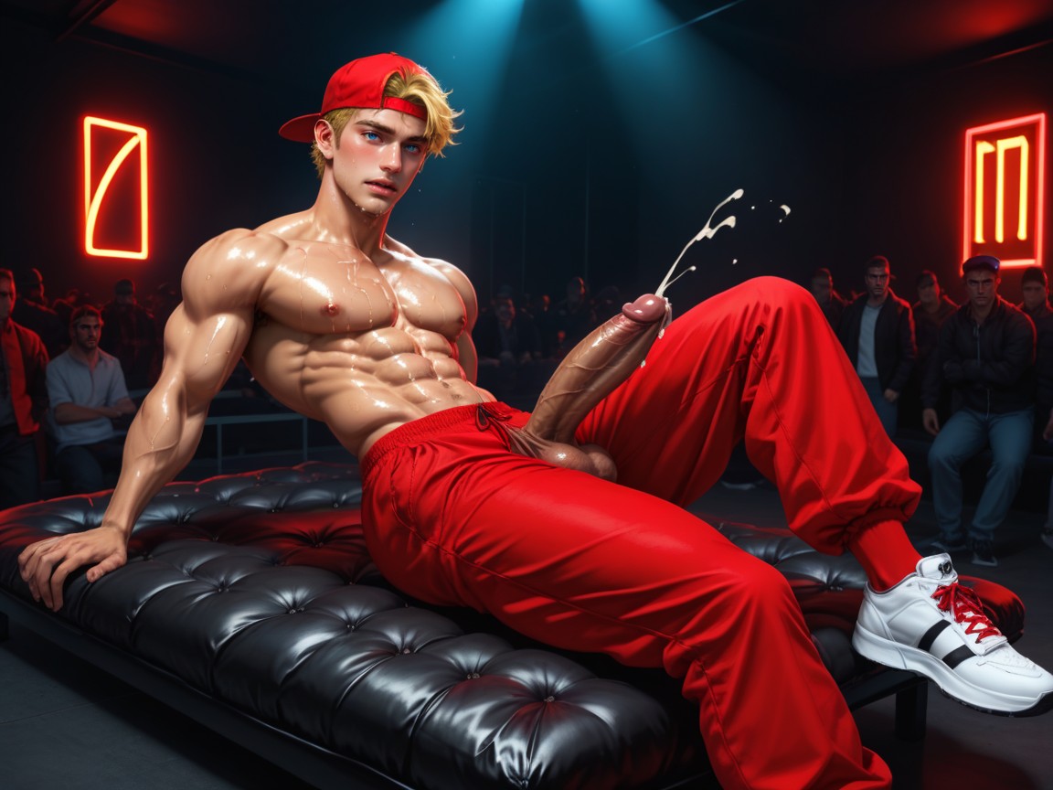 Strong Lines, Shoulders, Night AI Gay Porn