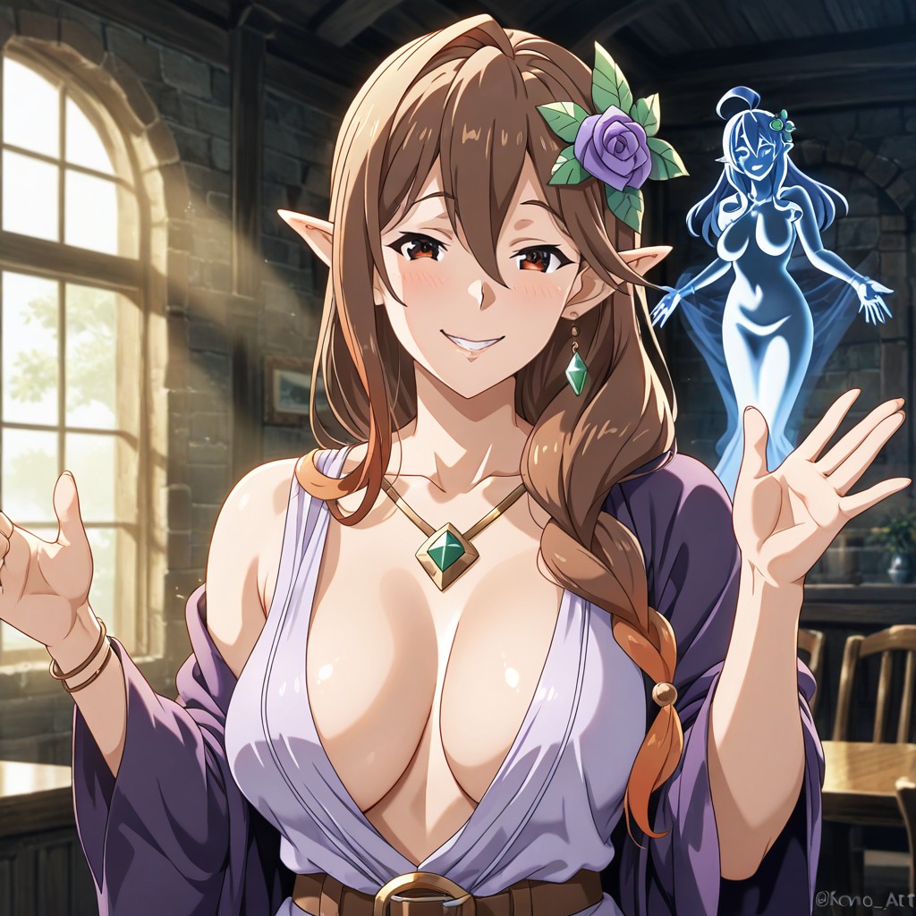 High Detail, Sexy Figure, Female Elf Mage Porno gay IA