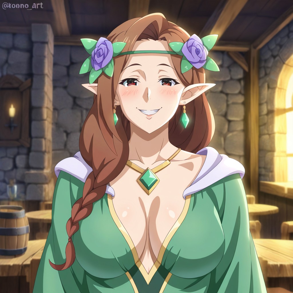 Konosuba Art Style, Emotional Duality, Female Porno gay IA