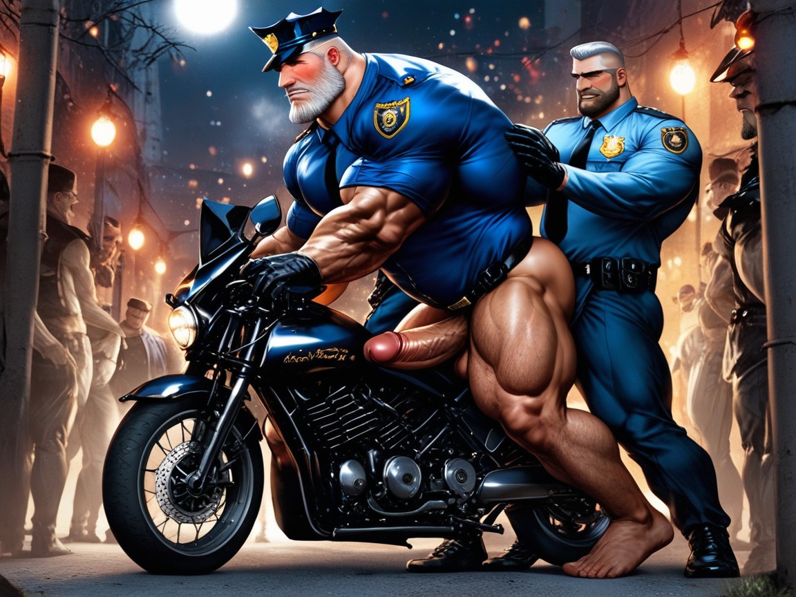 Police Minotaur, Hard Cock, Hard Fuck Porno gay IA