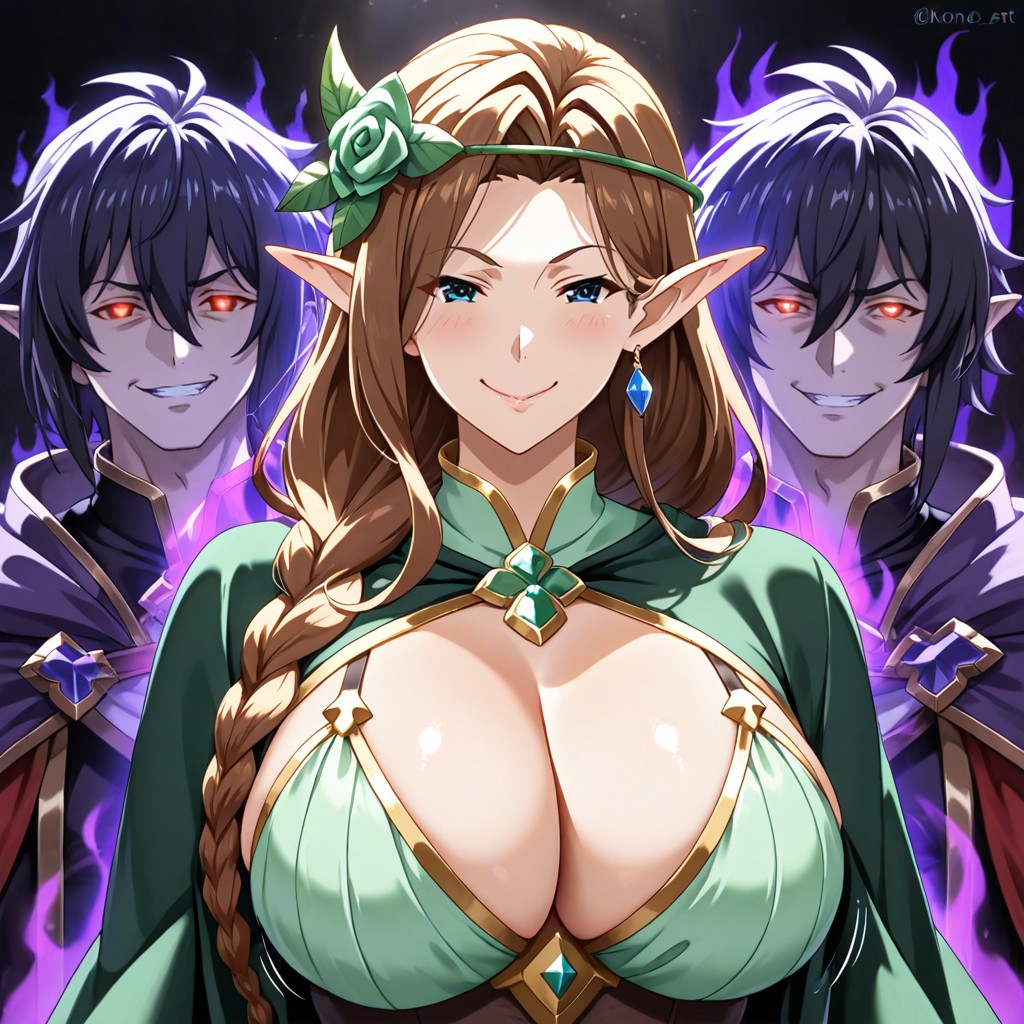 Rosetta From Granblue Fantasy, Mature, Long Hair AI Gay Porn