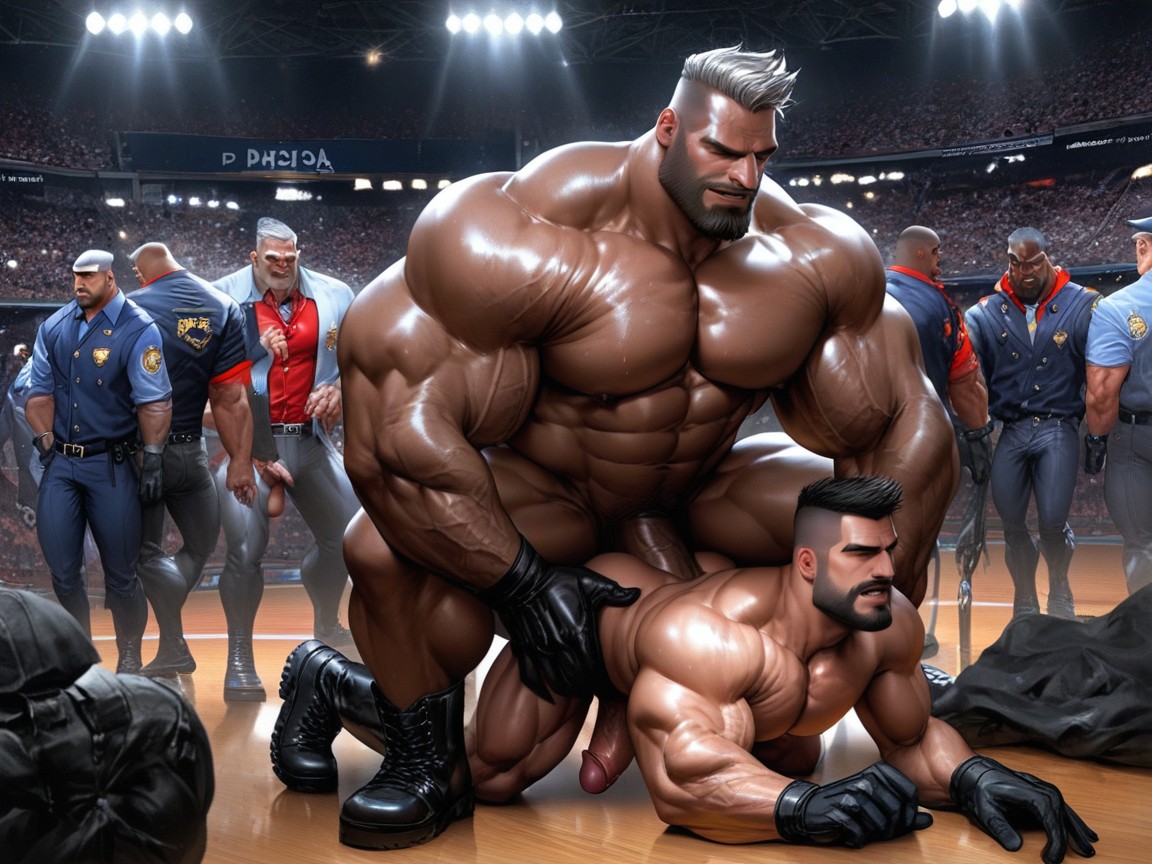 Daddy, Huge Muscle, Tall Boots AI Gay Porn