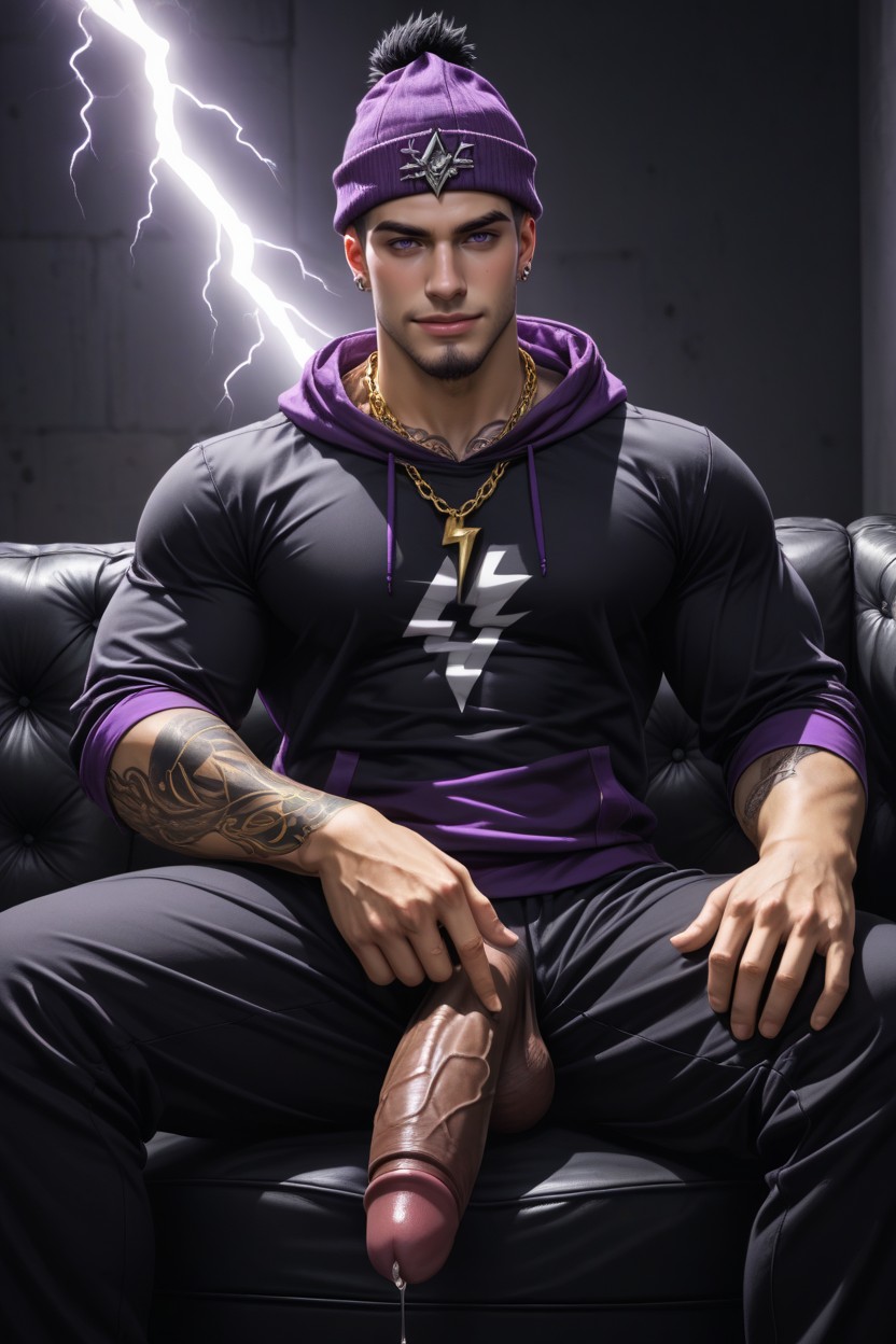 Gold Chains, Vip Luxury Club, Having Fun AI Gay Porn