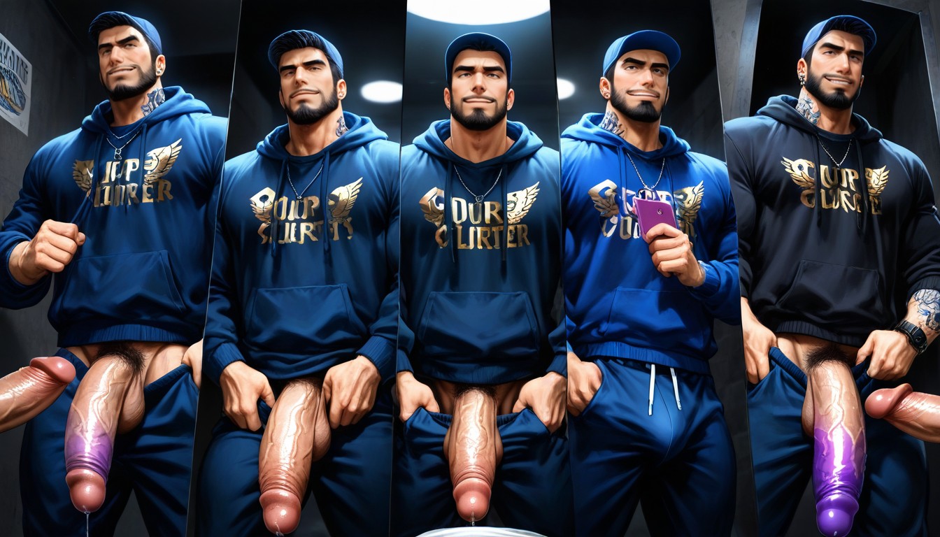Electricity Powers, Powers, Oversized Hoodie AI Gay Porn