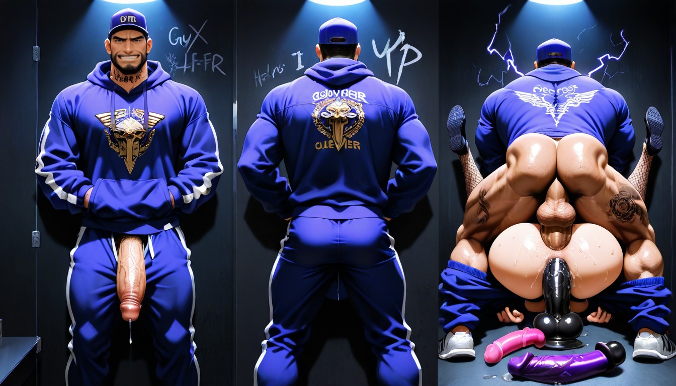 Lightning Tattoos, God Of Thunder As Niko Bellic Hottest Male Character From Grand Theft Auto, Neck Tattoo AI Gay Porn