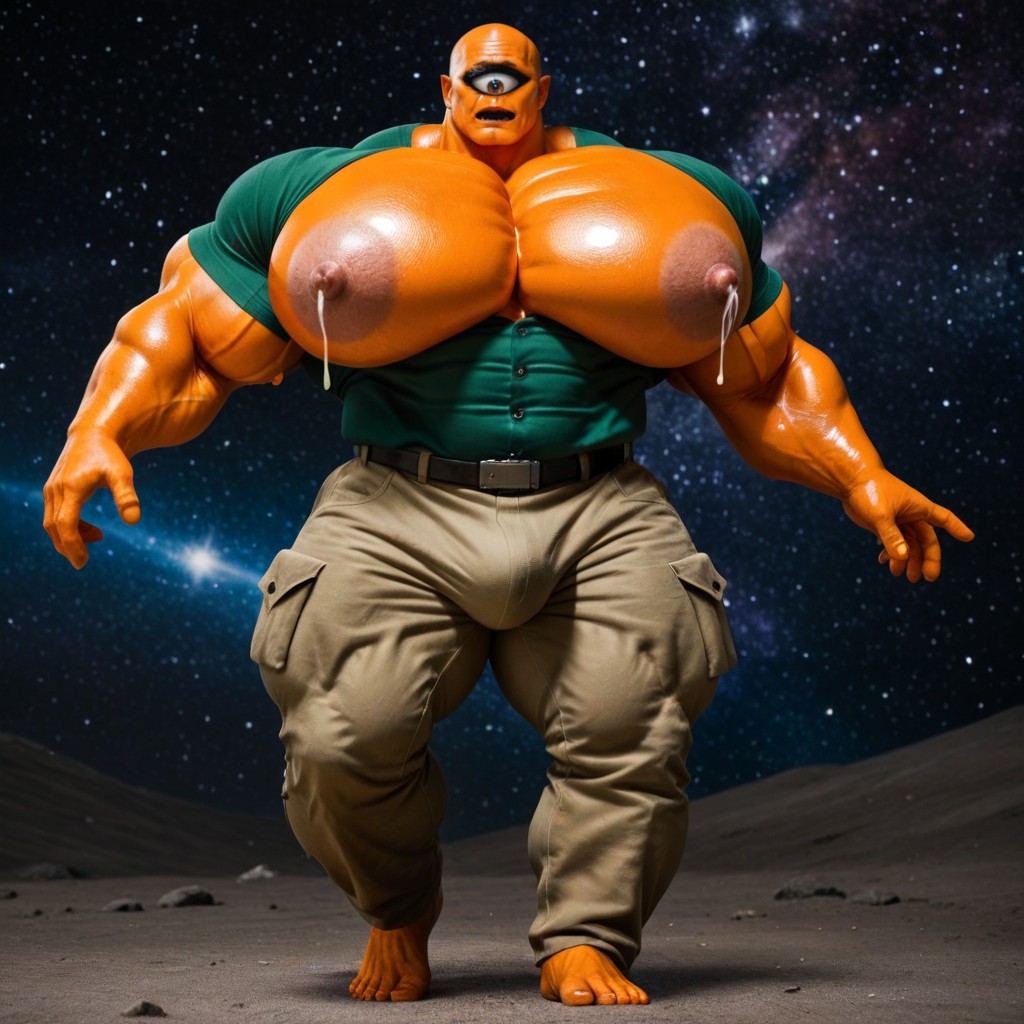 18+, Full Body, Extremely Large Ass AI Gay Porn