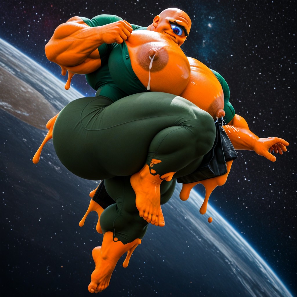 18+, Full Body, Extremely Large Ass AI Gay Porn