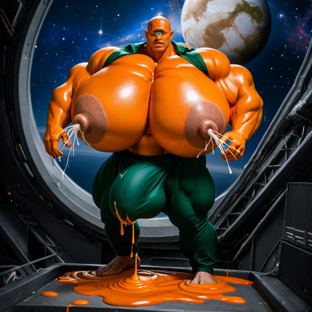 Extremely Large Ass, Full Body, 18+ AI Gay Porn