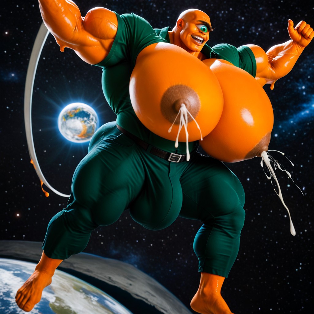 Extremely Large Ass, Wide Angle, 18+ AI Gay Porn
