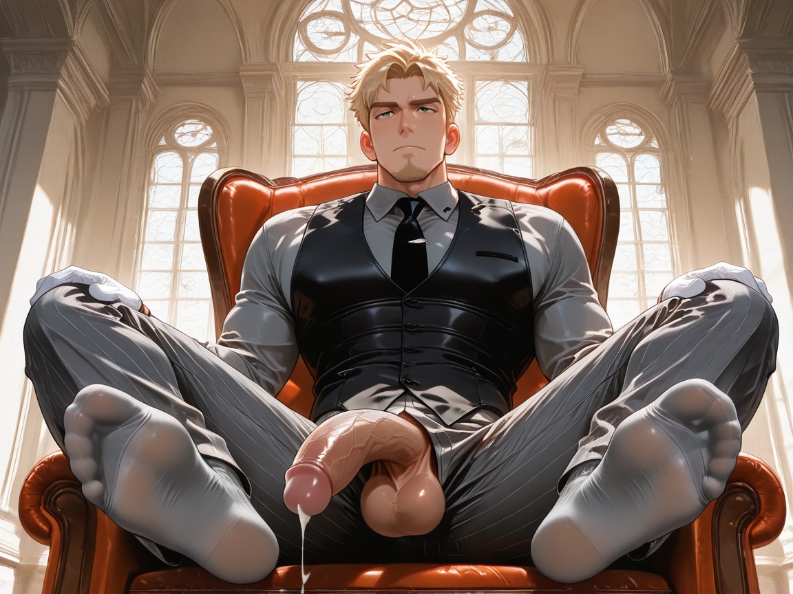 Bottom Up, Detailed Fabric Texture, White Gloves AI Gay Porn