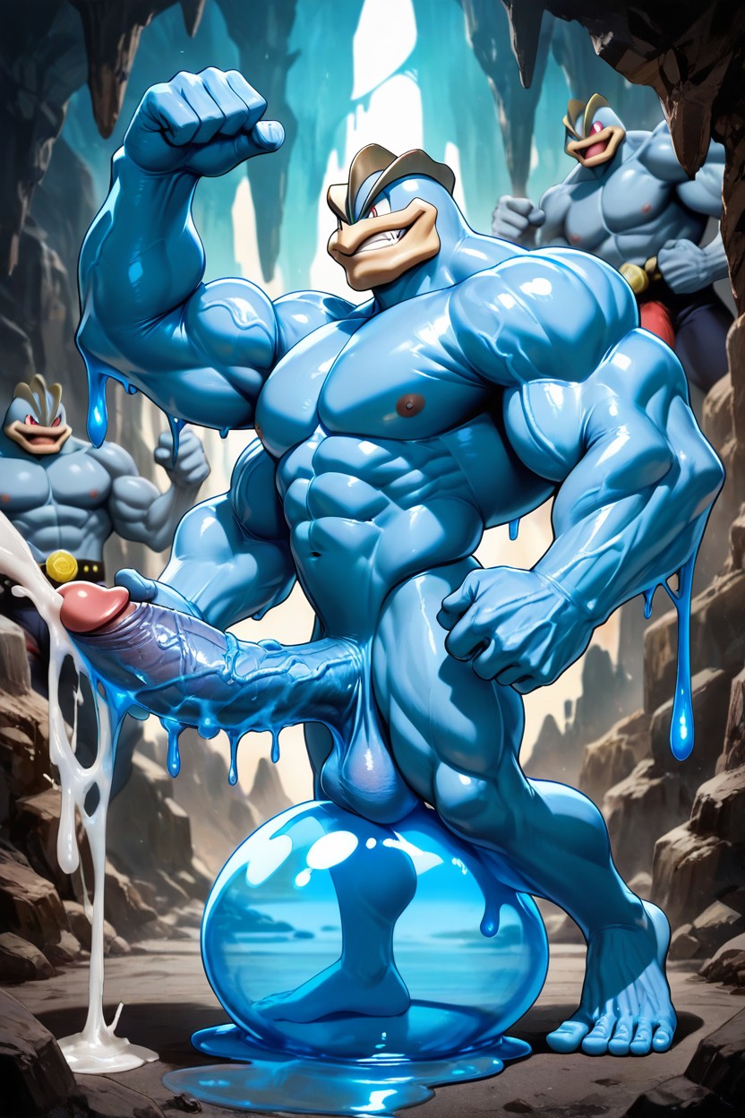 Machamp, Gigantic Hyper Cock, Machamp Only AI Gay Porn