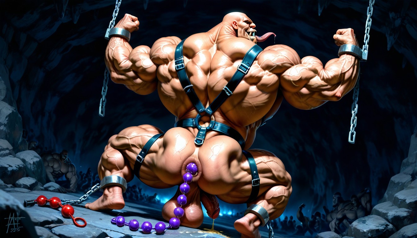 Warrior, Huge Balls, Fucking AI Gay Porn