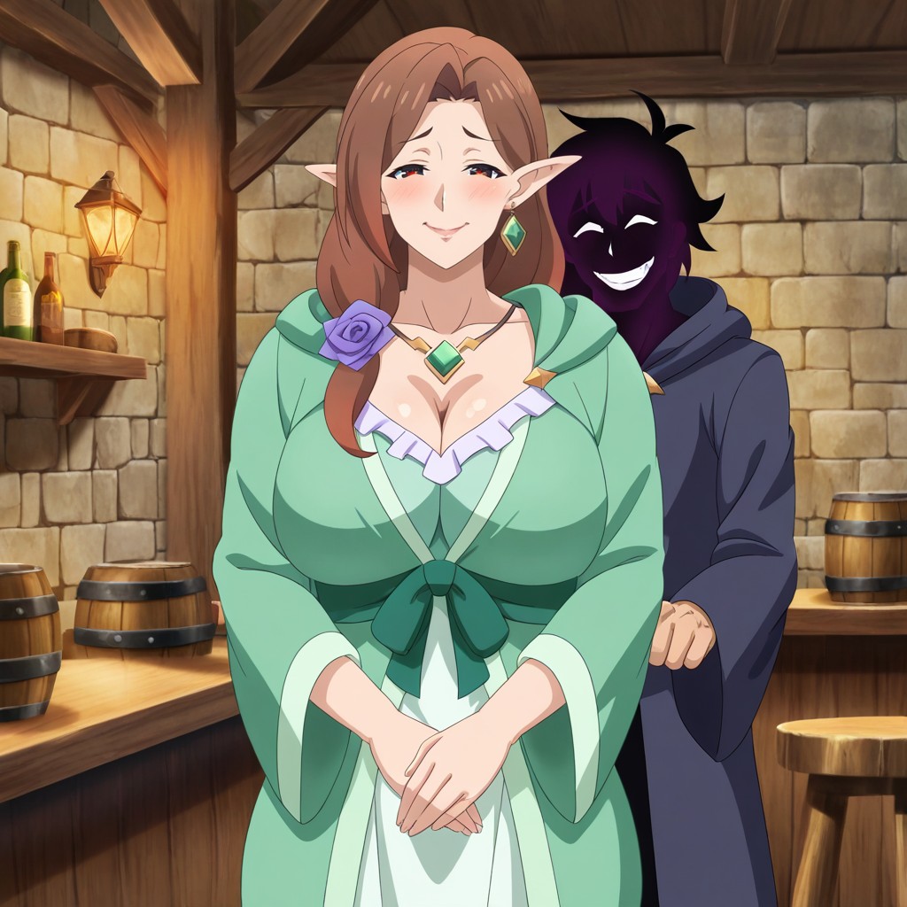 Konosuba Art Style, Expression, Milf AI Gay Porn