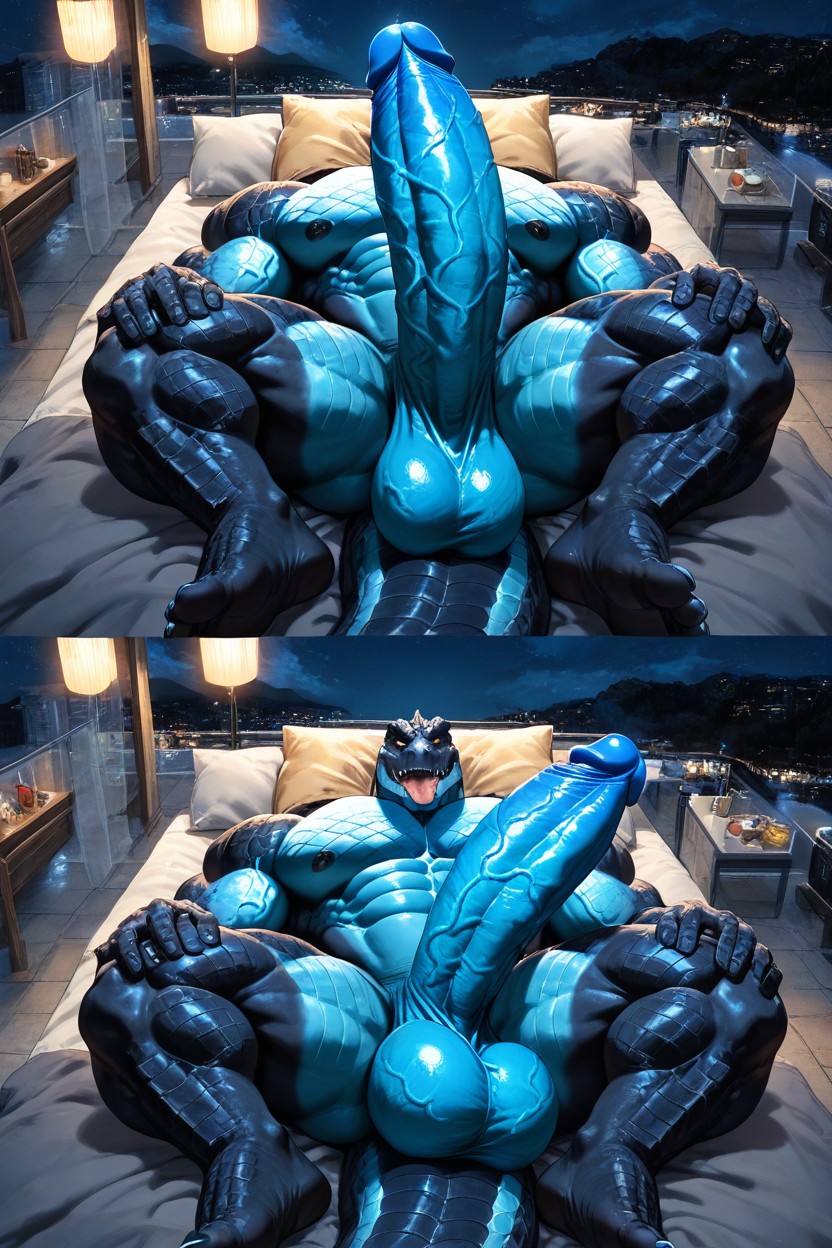 Colossal Balls, Colossal Pecs, Hyper Balls AI Gay Porn