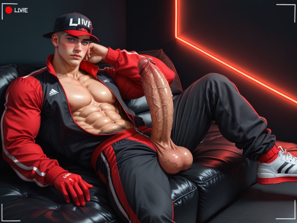 Skin Tight, Extremely Veiny Body, Hdr Porno gay IA