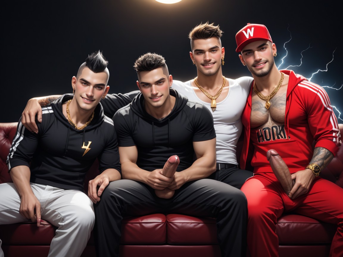 In Heat, Hot Guys At Party, Private Domination In Vip Room AI Gay Porn