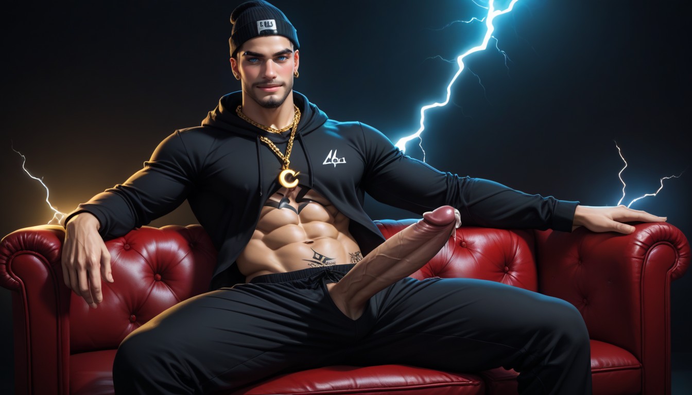Tattoos On Neck, Domination Powers, Vip Luxury Club AI Gay Porn
