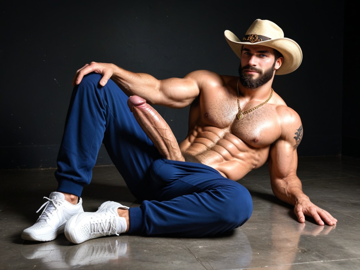 White Powder On Floor, Very Hairy, Bartolomeobari AI Gay Porn