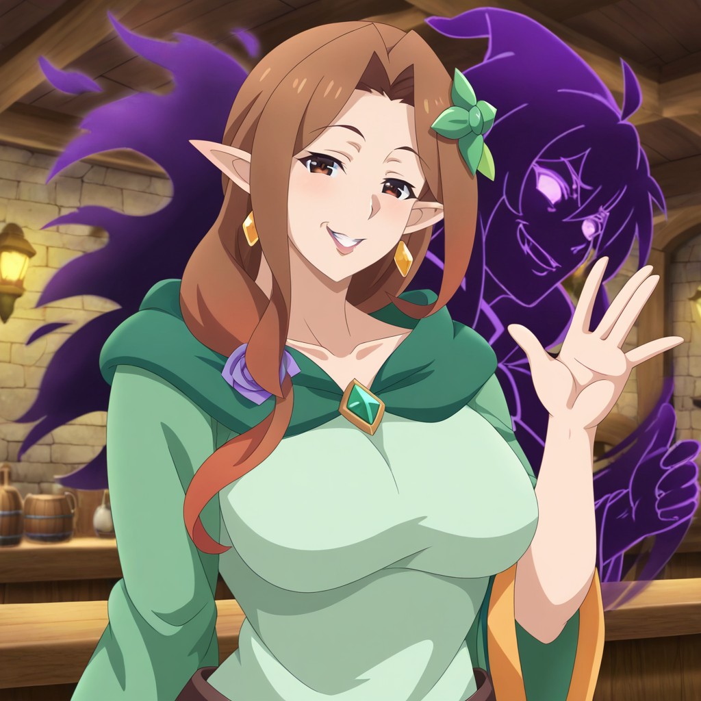 Konosuba Art Style, Sexy Figure, Beautiful Woman Porno gay IA