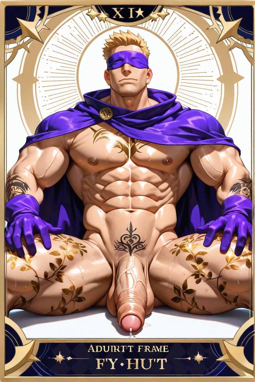 Medium Ass, Splits, Ornamental Gold Frame AI Gay Porn