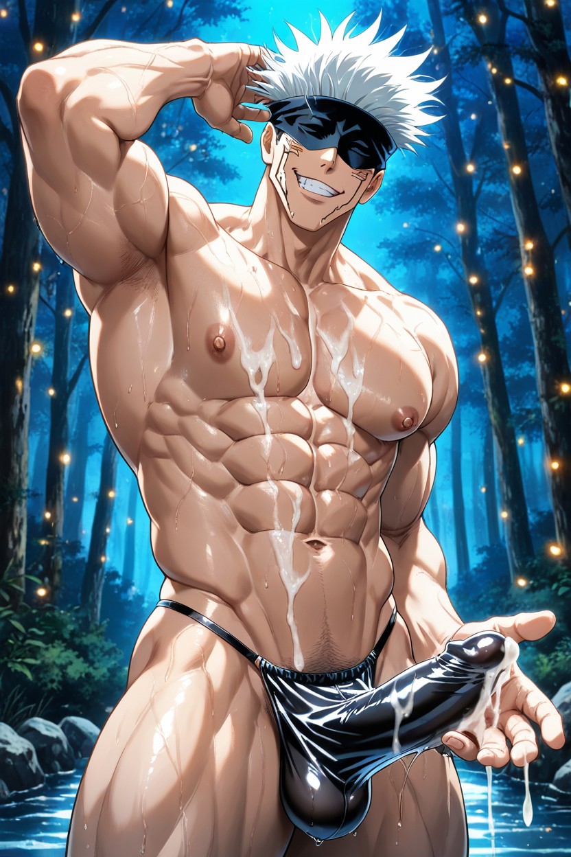 Cumming, Night Lights, Back Sideway AI Gay Porn