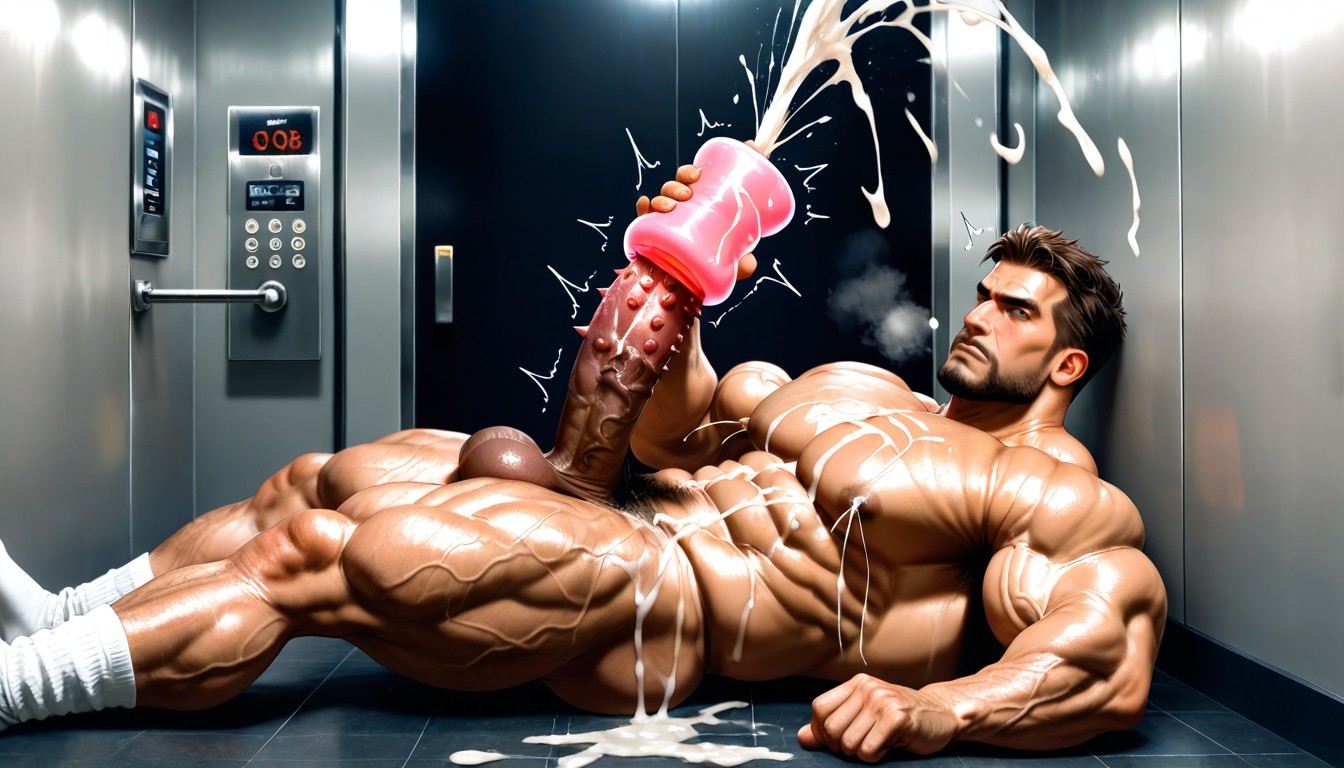 Big Thick Penis, 18+, Cum On Chest AI Gay Porn