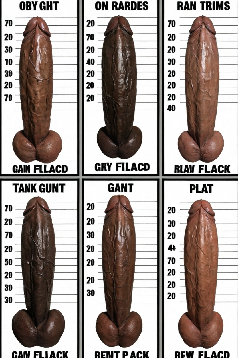 Only Men, Multiple Penis, White Background AI Gay Porn
