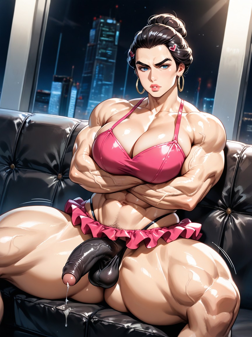 High-ranking Imperial Agent, Exaggerated Round Cleavage, Muscle Shoulders Porno gay IA