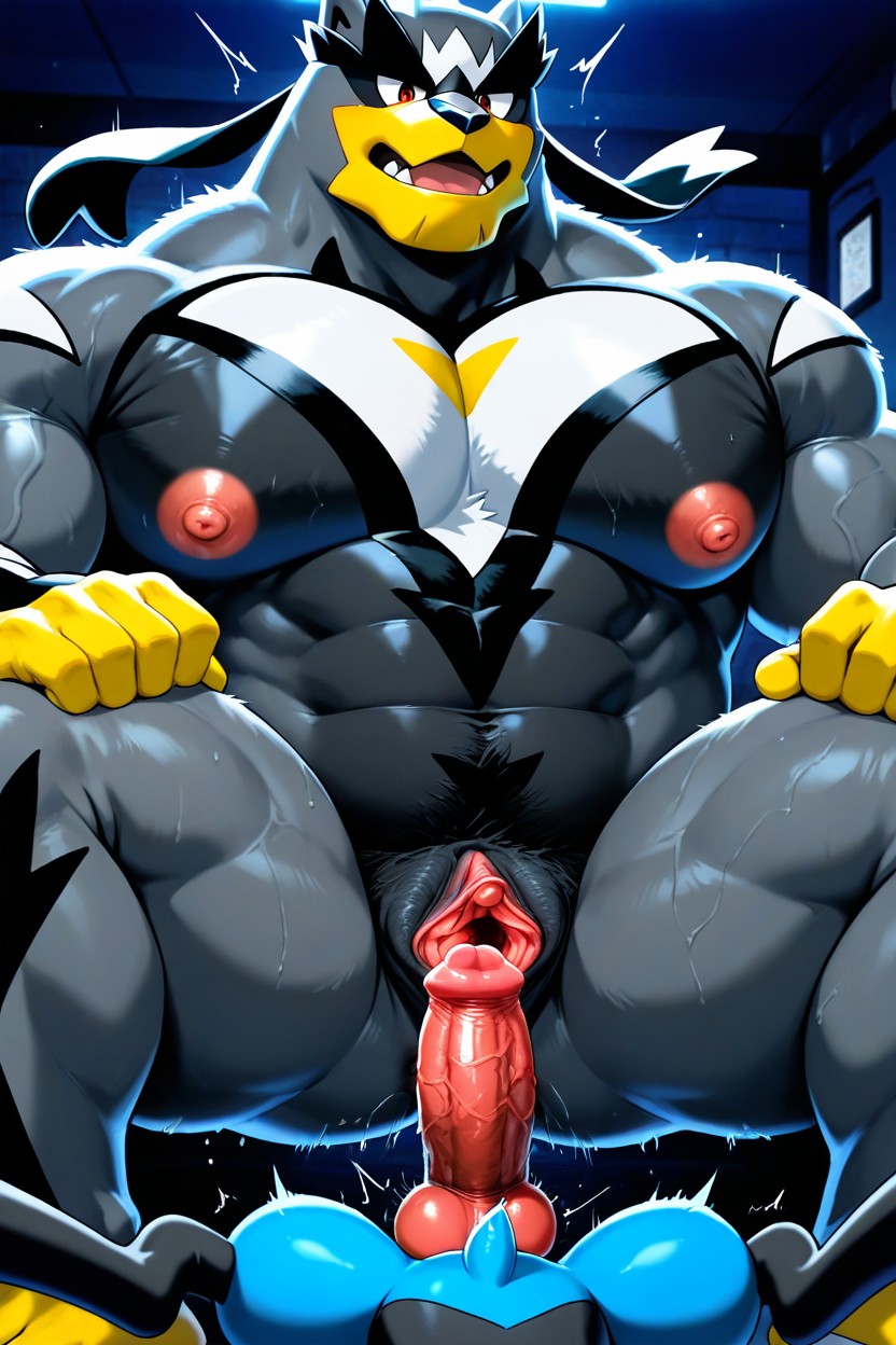 Riolu's Horsecock, Ahegao, Pussy AI Gay Porn