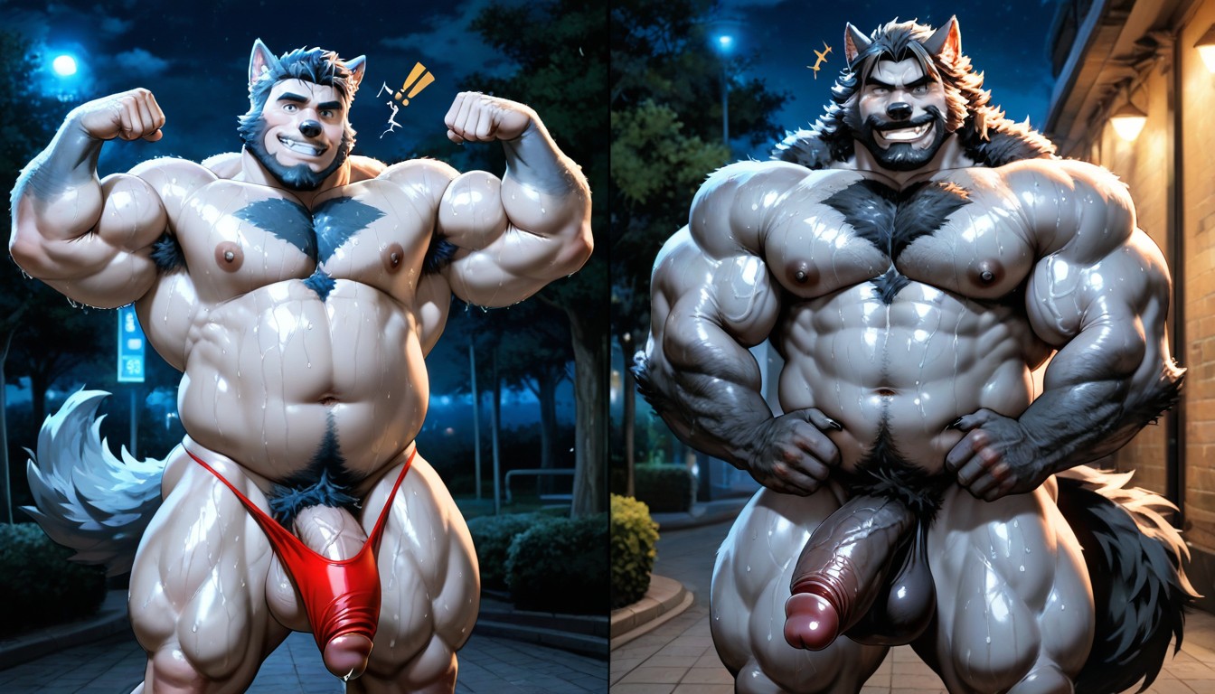 Caught In The Act, Face, Chunky AI Gay Porn