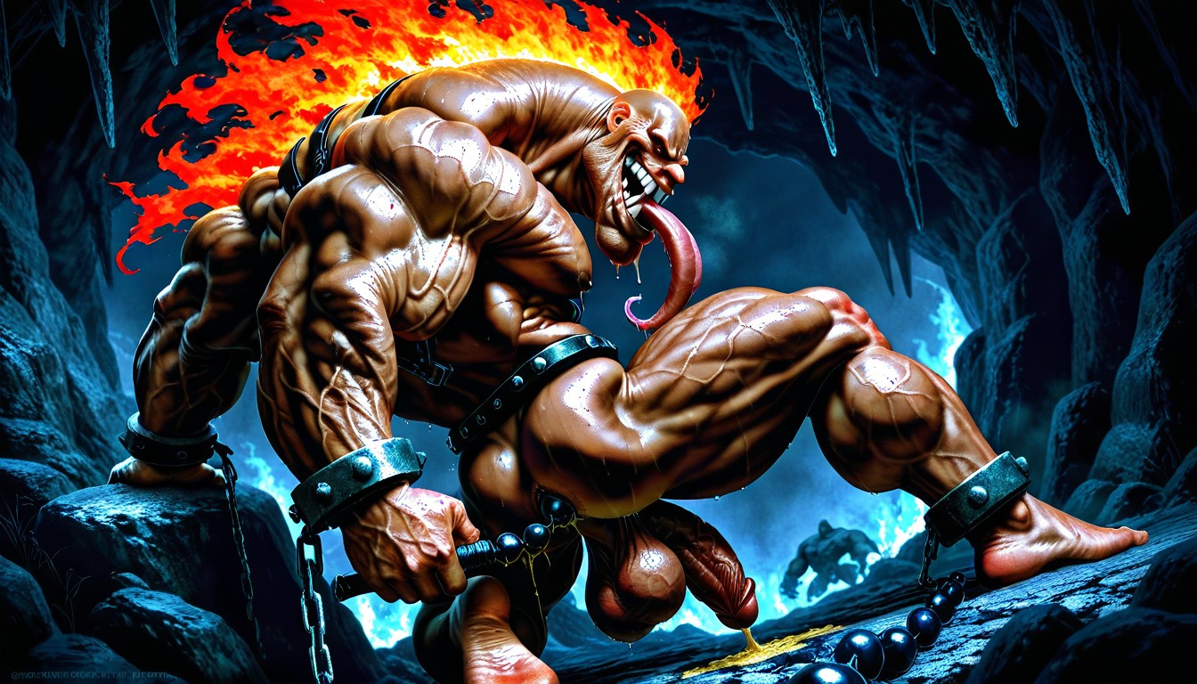Warrior, Exposed Muscle Thighs, Square Jaw Porno gay IA