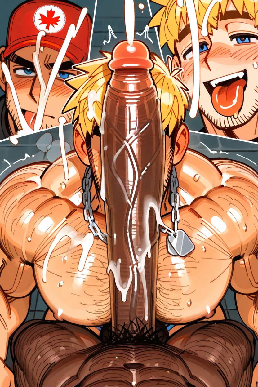 Close Up, Handsome, Covered In Cum Porno gay IA