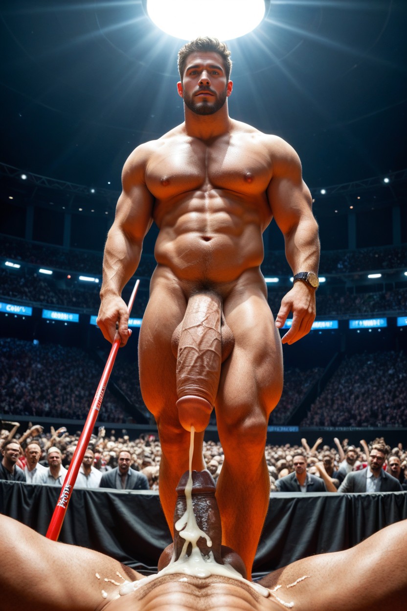 Cum Everywhere, Looking Surprised At Penis, Fix Anatomy AI Gay Porn