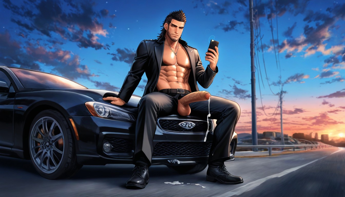 Orgasm, Mischievous, Fully Clothed AI Gay Porn
