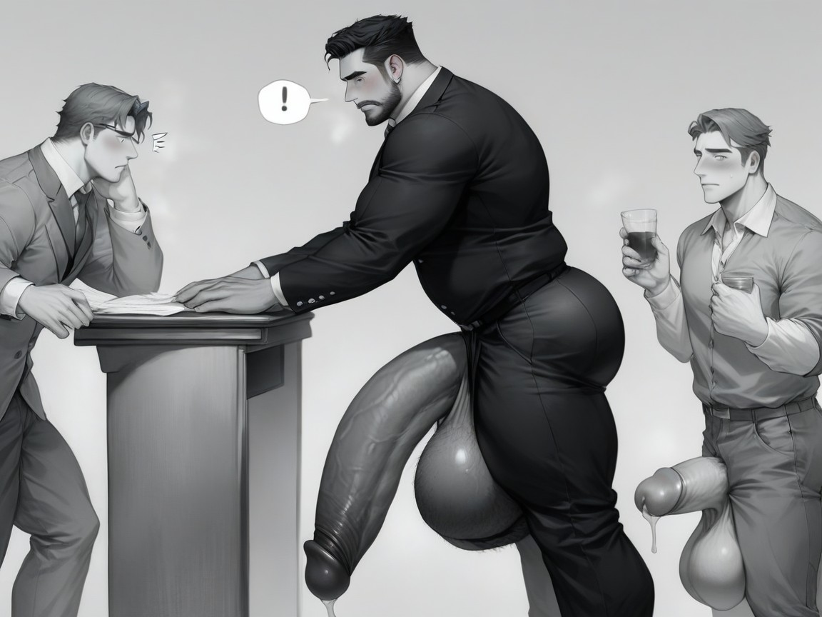 Detailed, Only Men, Longer And Thicker Than Arm AI Gay Porn