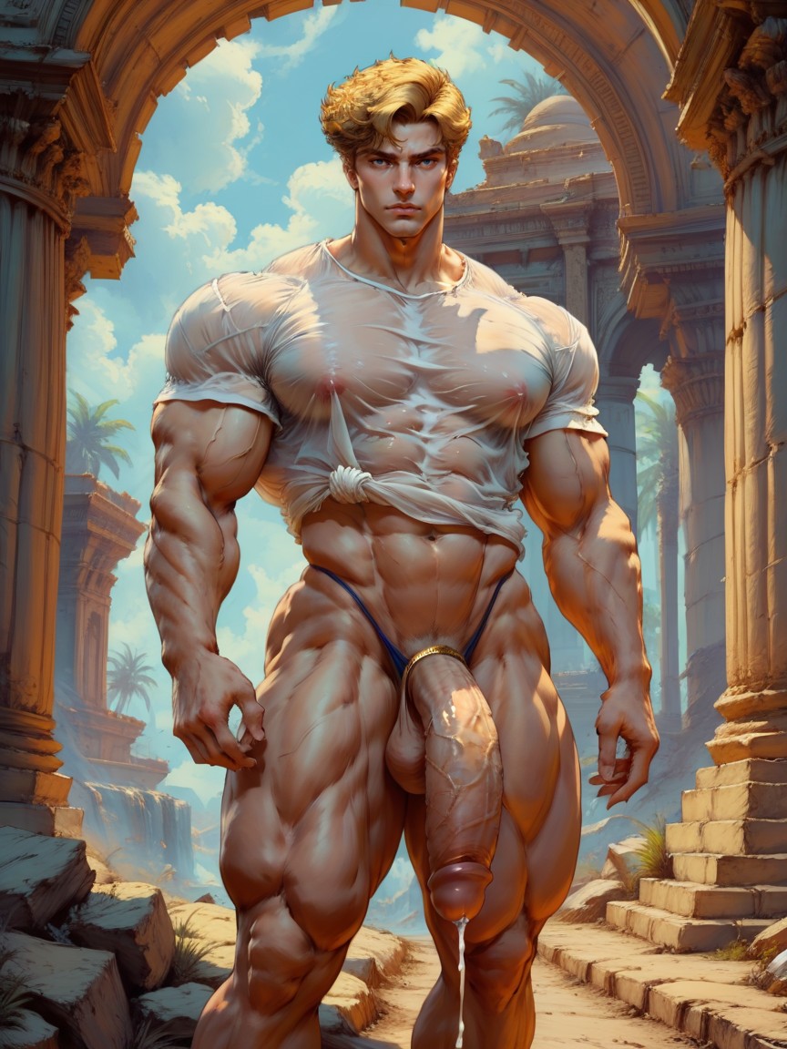 Hyper Realistic, Bryce Callahan, Full Body AI Gay Porn