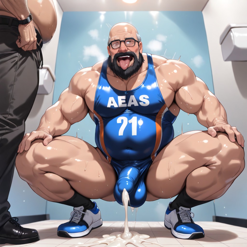 Wearing Black Socks, Hair With A Bald Spot On Top, Glasses Porno gay IA