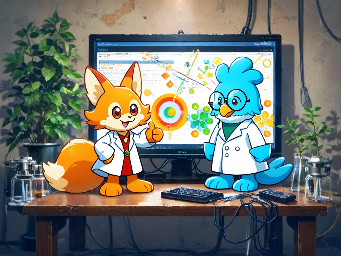 A Microscope, Long Ears, Soft Colors AI Gay Porn