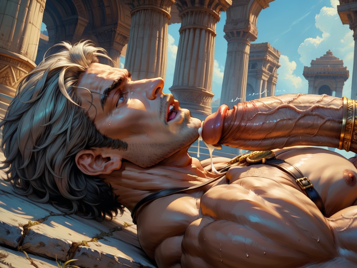 Luxurious Details, Hyper Realistic, Hand On Cock AI Gay Porn