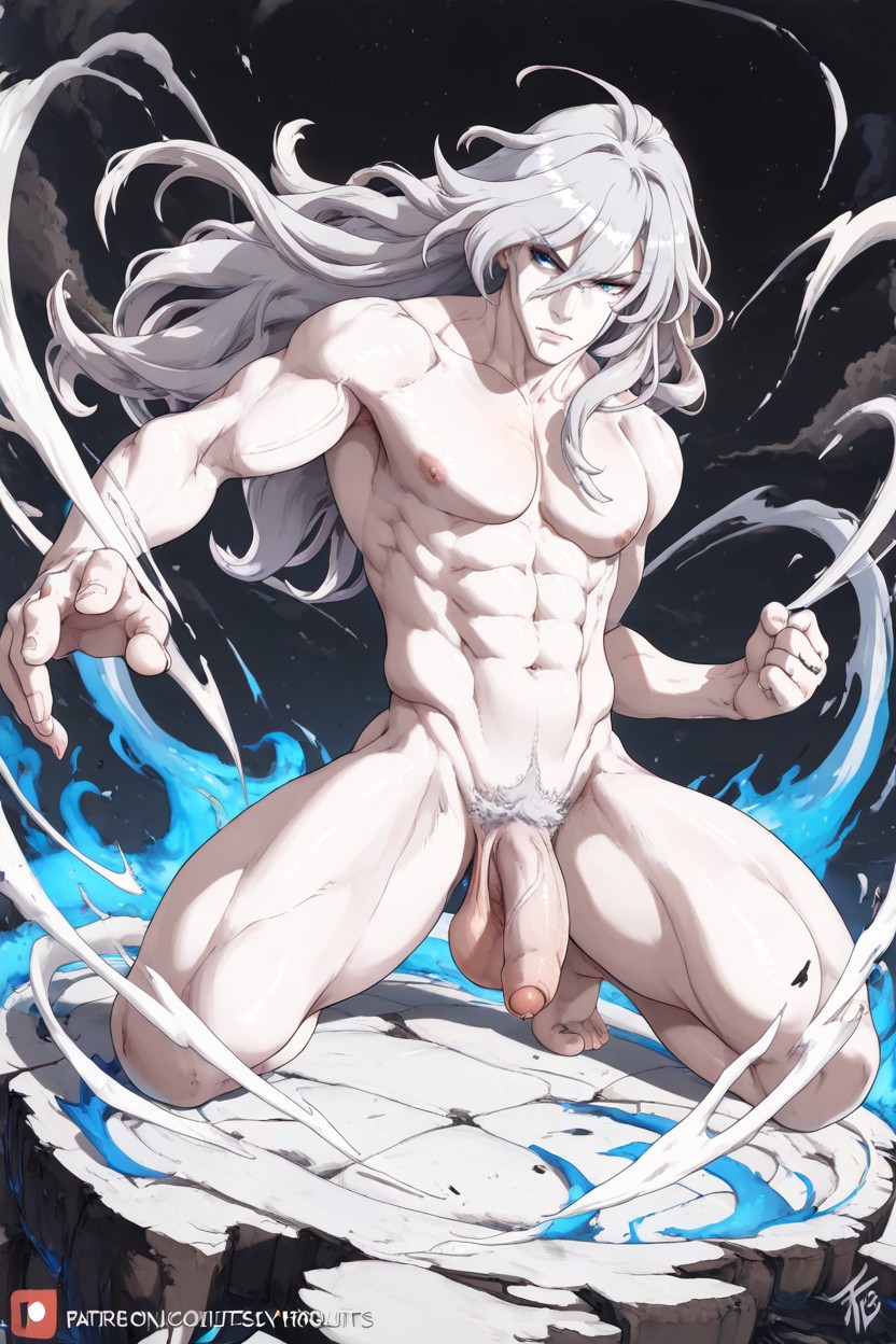 Very Pale Skin, Mamimi Art Style, Nude AI Gay Porn