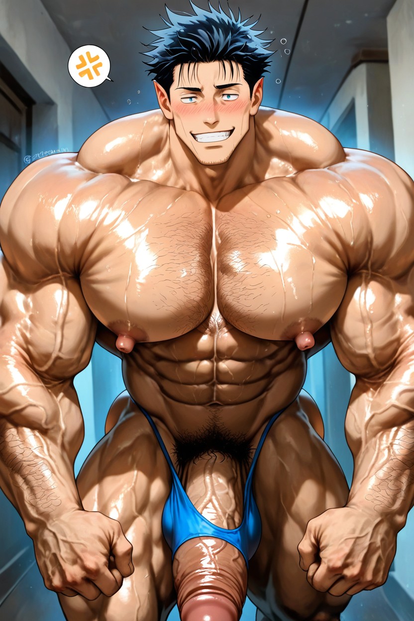 Foreskin, Flaccid Penis, Front View AI Gay Porn