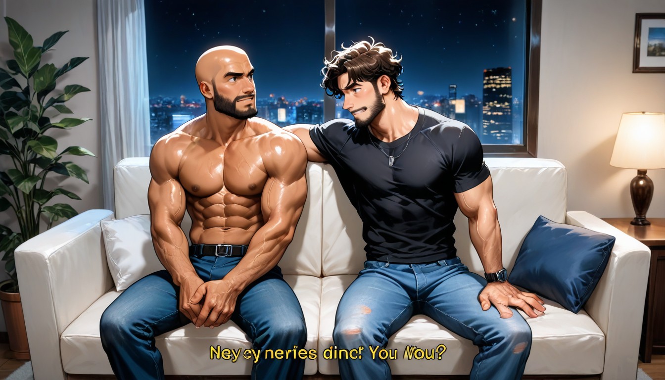 Brunette, Gay Men, Only Male AI Gay Porn