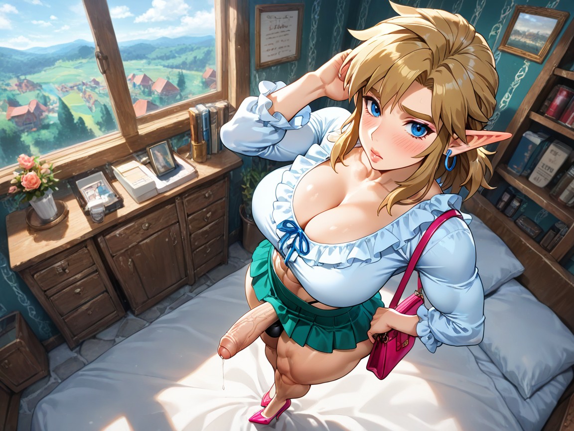 Thick Thighs, Standing, Public Hair AI Gay Porn