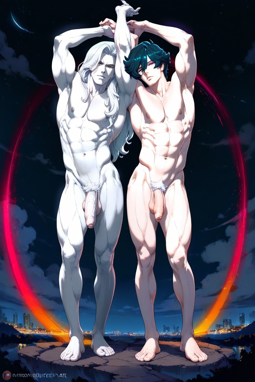 Lifting, Standing, Lazy Pose AI Gay Porn